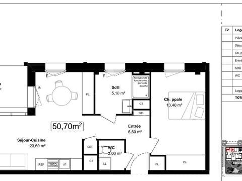 Programme Neuf 2 pièces
