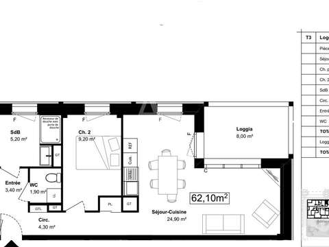 Programme Neuf 3 pièces