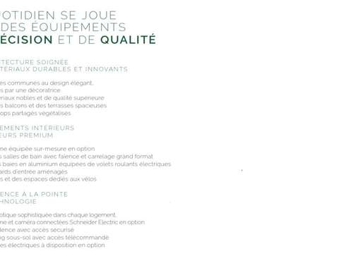 Programme Neuf 1 pièce