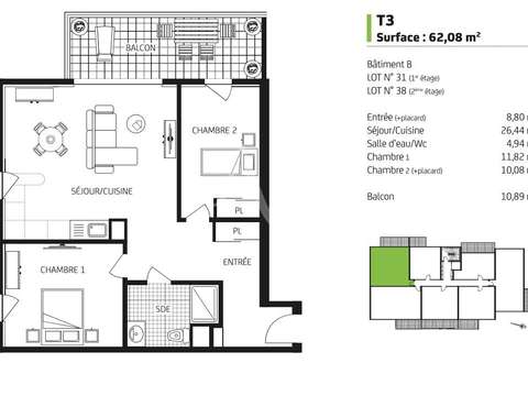 Programme Neuf 3 pièces