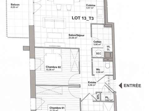 Programme Neuf 3 pièces