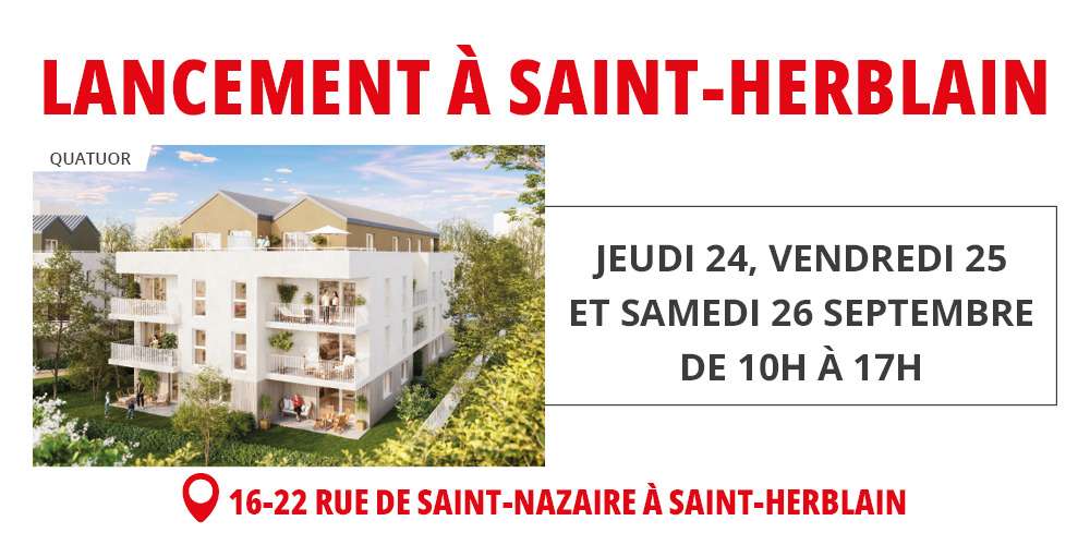 Photo Programme Neuf Saint-Herblain Atlantis-Gournerie-Bergerie-Les Villages