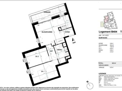 Programme Neuf 3 pièces