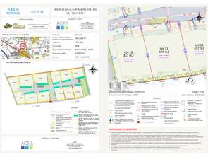 Vente Terrain 474 m&sup2;Aigrefeuille-sur-Maine