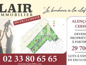 Vente Terrain 320 m&sup2;Alençon