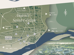 Vente Terrain 326 m&sup2;Ancenis-Saint-Géréon