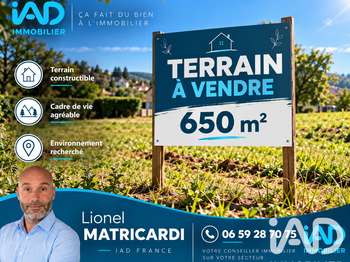 Vente Terrain 650 m&sup2;Angles