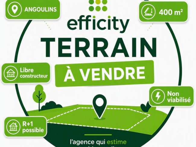 Terrain 400 m² · à Angoulins · 400 m² · 231 000 €