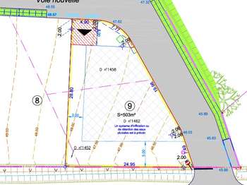 Vente Terrain 469 m&sup2;Baguer-Pican