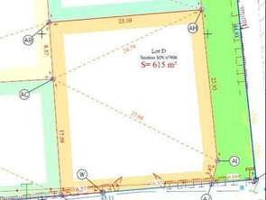 Vente Terrain 615 m&sup2;Bains-sur-Oust