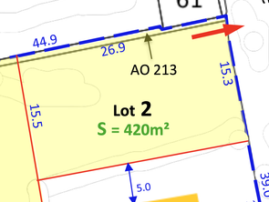 Vente Terrain 420 m&sup2;Barbâtre