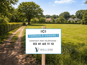 Vente Terrain 452 m&sup2;Baugé-en-Anjou