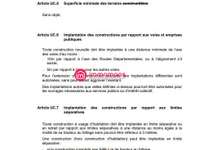Vente de terrain