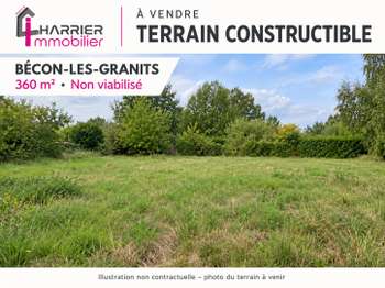 Vente Terrain 360 m&sup2;Bécon-les-Granits