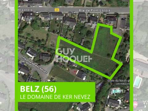 Vente de terrain Belz 56