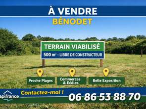 Vente Terrain 500 m&sup2;Bénodet