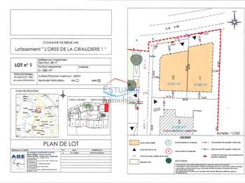 Vente Terrain 380 m&sup2;Besné