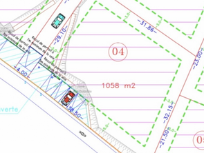 Vente Terrain 1058 m&sup2;Béziers
