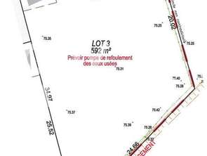 Vente Terrain 592 m&sup2;Binic-Etables-sur-Mer