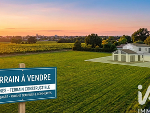 Vente Terrain 1089 m&sup2;Bordeaux