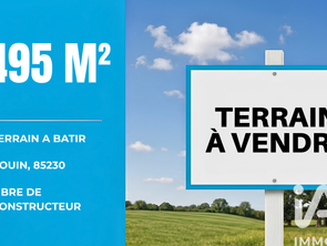 Vente Terrain 2495 m&sup2;Bouin
