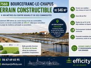 Vente Terrain 546 m&sup2;Bourcefranc-le-Chapus