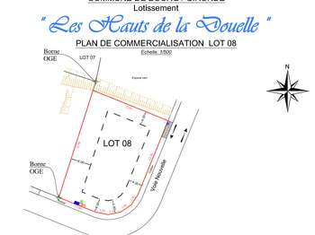 Vente Terrain 715 m&sup2;Bourg