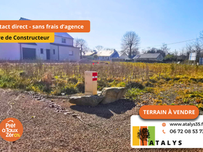Vente Terrain 323 m&sup2;Bréal-sous-Montfort