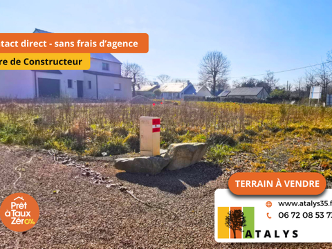 Vente de terrain Bréal-sous-Montfort 35