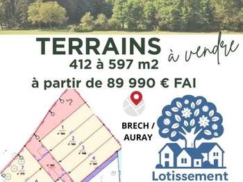Vente de terrain Brech 56