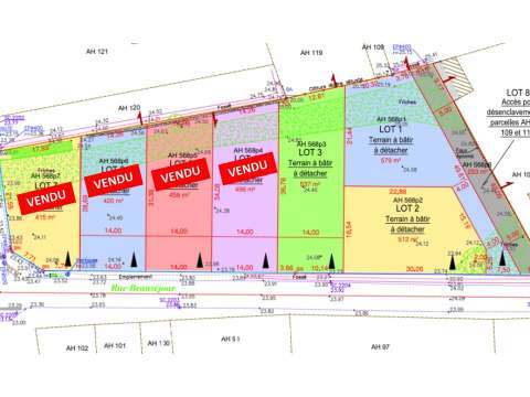 Vente de terrain Brem-sur-Mer 85