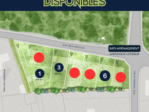 Vente Terrain 420 m&sup2;Brem-sur-Mer