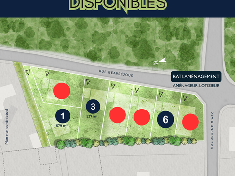 Vente de terrain Brem-sur-Mer 85