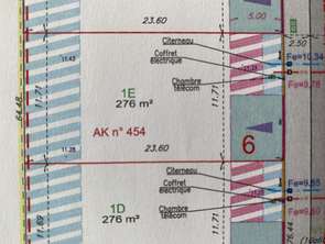 Vente Terrain 276 m&sup2;Brem-sur-Mer