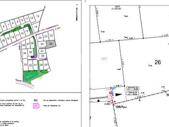 Vente Terrain 646 m&sup2;Brem-sur-Mer