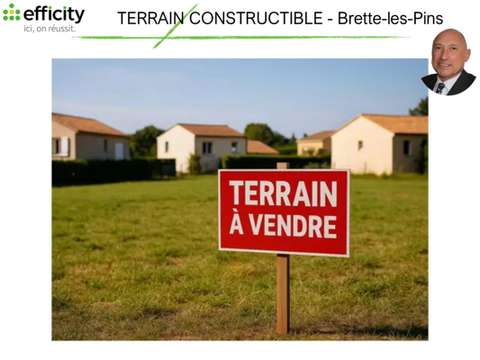 Vente de terrain Brette-les-Pins 72