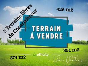 Vente Terrain 351 m&sup2;Brie