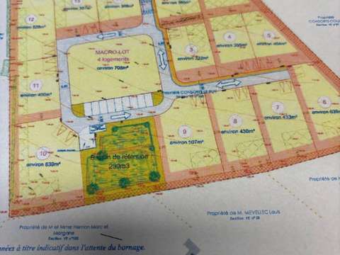 Vente de terrain Briec 29