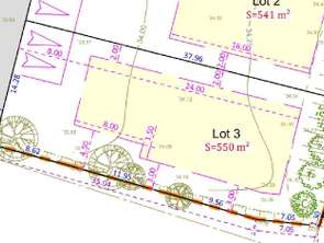 Vente Terrain 550 m&sup2;Bruz