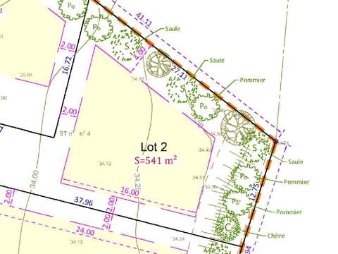 Vente de terrain Bruz 35