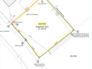 Vente Terrain 350 m&sup2;Bruz