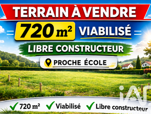 Vente Terrain 720 m&sup2;Camarsac