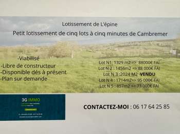 Vente de terrain