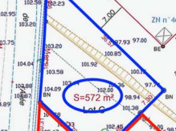 Vente Terrain 572 m&sup2;Camors