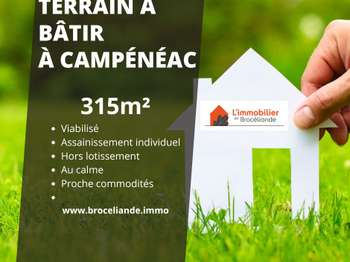 Vente Terrain 315 m&sup2;Campénéac