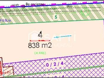 Vente Terrain 838 m&sup2;Campigny
