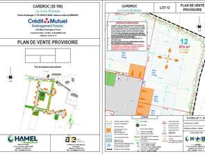 Vente Terrain 673 m&sup2;Cardroc