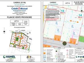 Vente Terrain 532 m&sup2;Cardroc