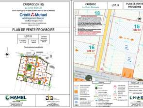 Vente Terrain 532 m&sup2;Cardroc