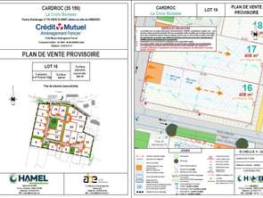 Vente Terrain 408 m&sup2;Cardroc